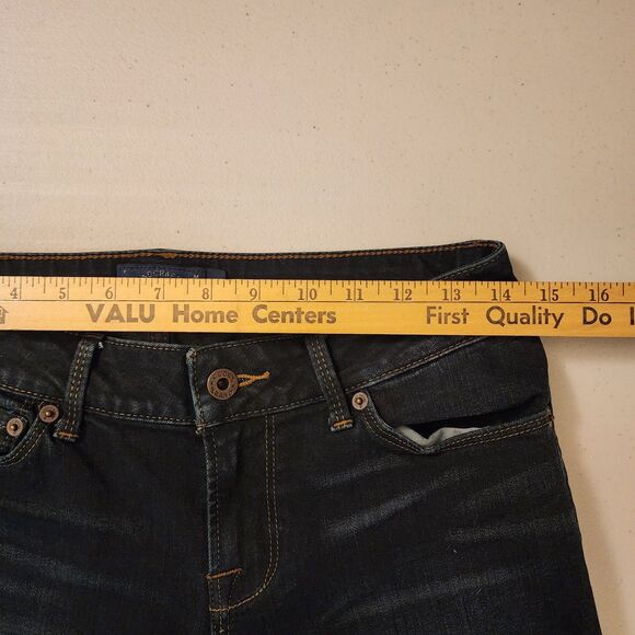 Lucky Brand Women Lolita Skinny Cuffed Jeans Dark Wash Low Rise Size 2/26R - Picture 8 of 11